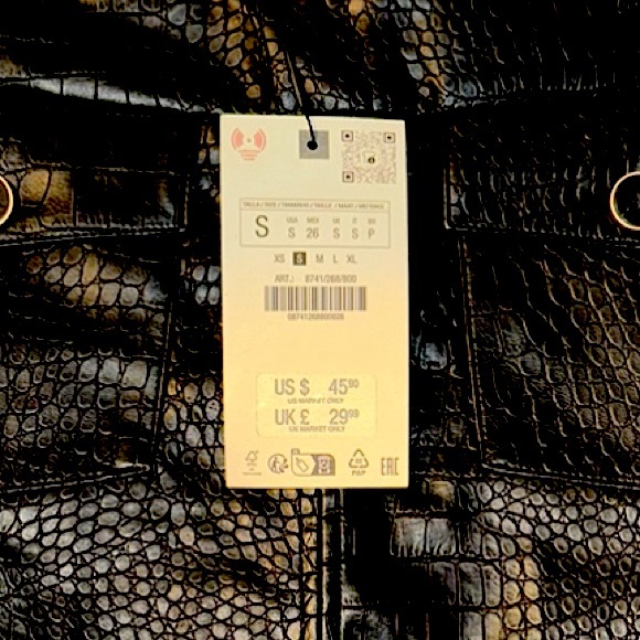 ZARA faux leather mini skirt - Picture 9 of 9